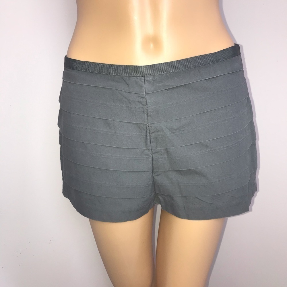 J. Crew Gray Ruffle Dress Shorts – Size 0